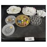 Frog Waterer, Pipes, Hand Blown Glass Candy.