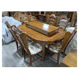 Rustic Pine Farmhouse Style Dining Table.