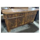 Vtg Walnut ArtDeco Blanket Chest.