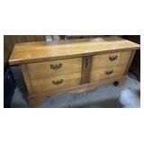 Solid Maple & Cedar Chest.