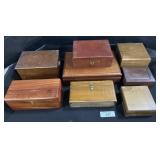 Small Cedar  Box, 7 Wooden Boxes.