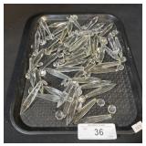 Vintage Glass Chandelier Prisms.