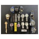 18 Various Fashion Wrist & Necklace Watches.