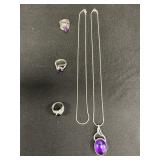 Sterling Silver Rings & Necklaces, Copper