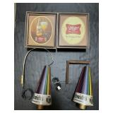 Lighted Miller & Schmidtï¿½s Beer Advertising.