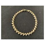 10K Gold Link Bracelet.