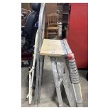 10ft Telescoping Ladder, Step Stool, 3ft Step