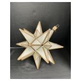Glass Moravian Star.