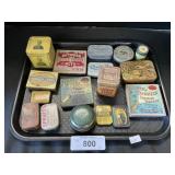 Lot Of Vintage Advertising Tins.
