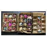 Blown Glass Christmas Ornaments, Indent Ornaments.