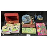 NOS Hulk Action Figure & Spongeboats, Pencils.