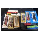 Lot Of Model Train Cars.