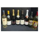 Lot Of Various Wine Bottles.*