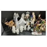Collectible Creation Snowmen, Felted Deer, Santas