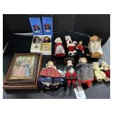 American Girl, Santa & Miss Clause, Porcelain Doll