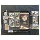 NRA & Masonic Tokens, ï¿½96 PA State Police Cards.