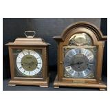 2 Hamilton Wooden Cased Mantel Clocks.