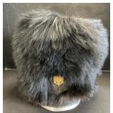 Very Rare Danish Royal Guards Bearskin Hat.