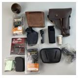 Pistol Holsters, Bore Snake, Grip.