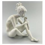 AK Kaiser White Bisque Porcelain Figurine.