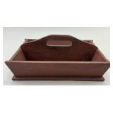 19th C. Painted Wood Cutlery Tray.