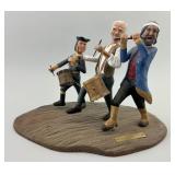 Collectible Folk Art 'Spirit of ï¿½76' Scene.