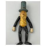 1930s Planters Peanuts Articulated Mr. Peanut Toy.