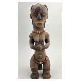 Carved Wood African Tribal Deity Statuette.