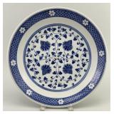 Chinese Blue & White Porcelain Charger.