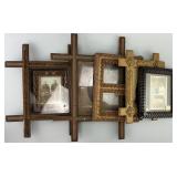 5 Tramp Hobo Art Picture Frames.