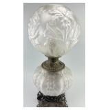 Late 19th C. 'Gone With The Wind' Parlor Lamp.