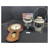 New Haven Wall Hanging Clock, Dietz Lantern.