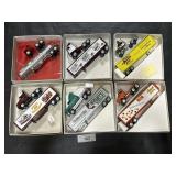 6 Winross Adv. Die Cast Trucks, Hersheys, Leffler