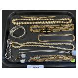 Costume Jewelry, Necklaces, Bracelets, Ring.