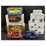 Ertl, Coca Cola Diecast Banks, Cast Iron Firetruck