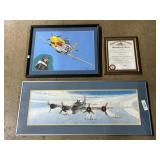 1970ï¿½s-80ï¿½s WWII Fighter Plane Art Prints.