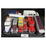 ERTL Die Cast Cars & Tram Car.