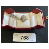 Sterling Silver Cubic Zirconia Ring