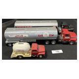 Ertl Die Cast Texaco & Leffler Semi Trucks.