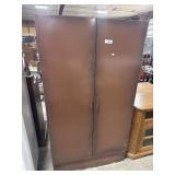 Vtg Pressed Steel Cabinet.