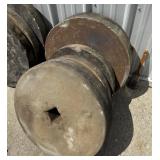 (4) Primitive Pennsylvania Grindstones.