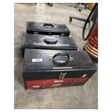 Craftsman Pressed Steel Tool Boxes.