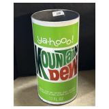 Mountain Dew Soda Advertising Waste Can.