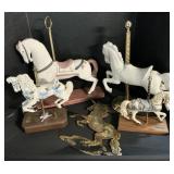 Carousel Horse Figurines.