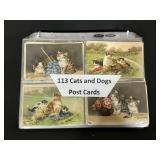 Vintage Cats & Dogs Postcards.