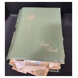 Large Vintage Scrapbook.