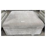 NOS Macyï¿½s Ivory Textured Ottoman.