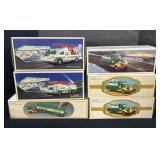 6 Various Hess Trucks W/ Boxes.
