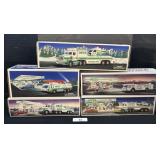 5 Various Hess Truck W/ Boxes.