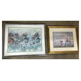 2 Framed Art Prints.